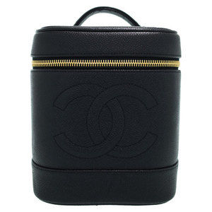 Chanel Cocomark Vanity Bag Case Black